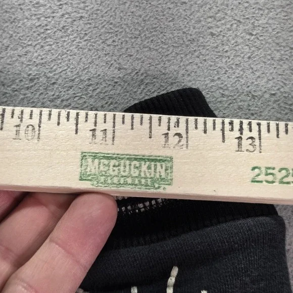 JW Los Angeles Pants Womens XS Black Fleece Jogger Sweatpants Floral Embroidered - Picture 8 of 10